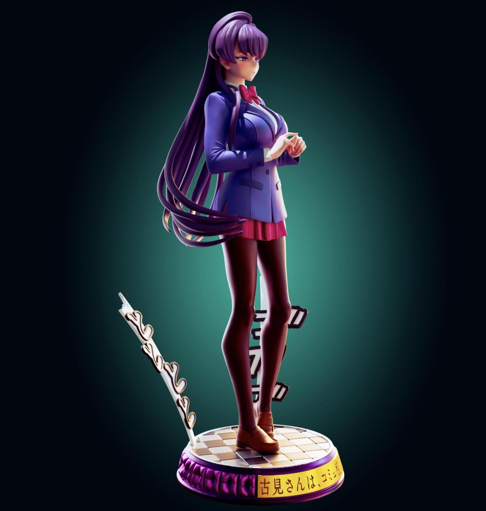 Komi Can't Communicate Inspired Resin Model Kit - Designed by Officer Rhu
