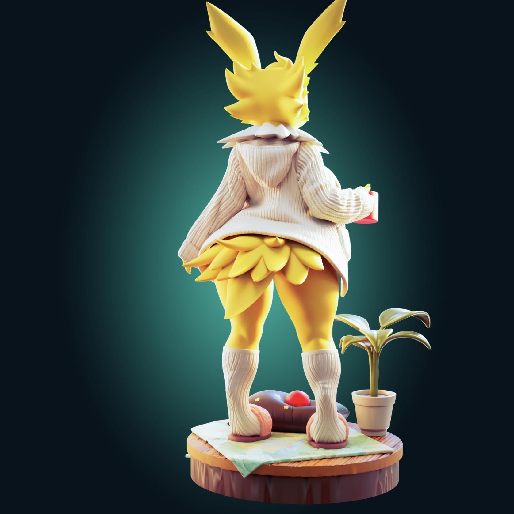 Fox Girl Waifu Resin Model Kit - Designed by Officer Rhu
