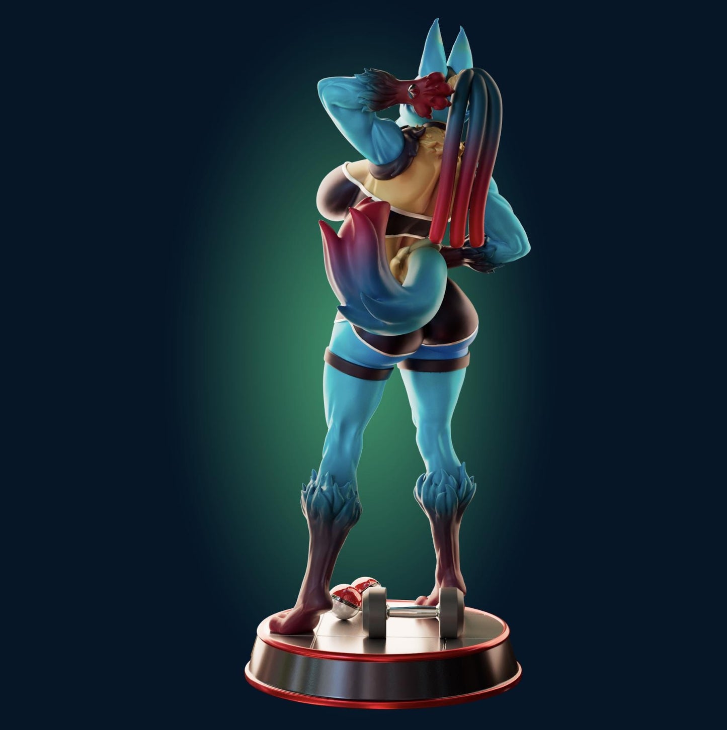 Wolf Girl Resin Model Kit - Designed by Officer Rhu