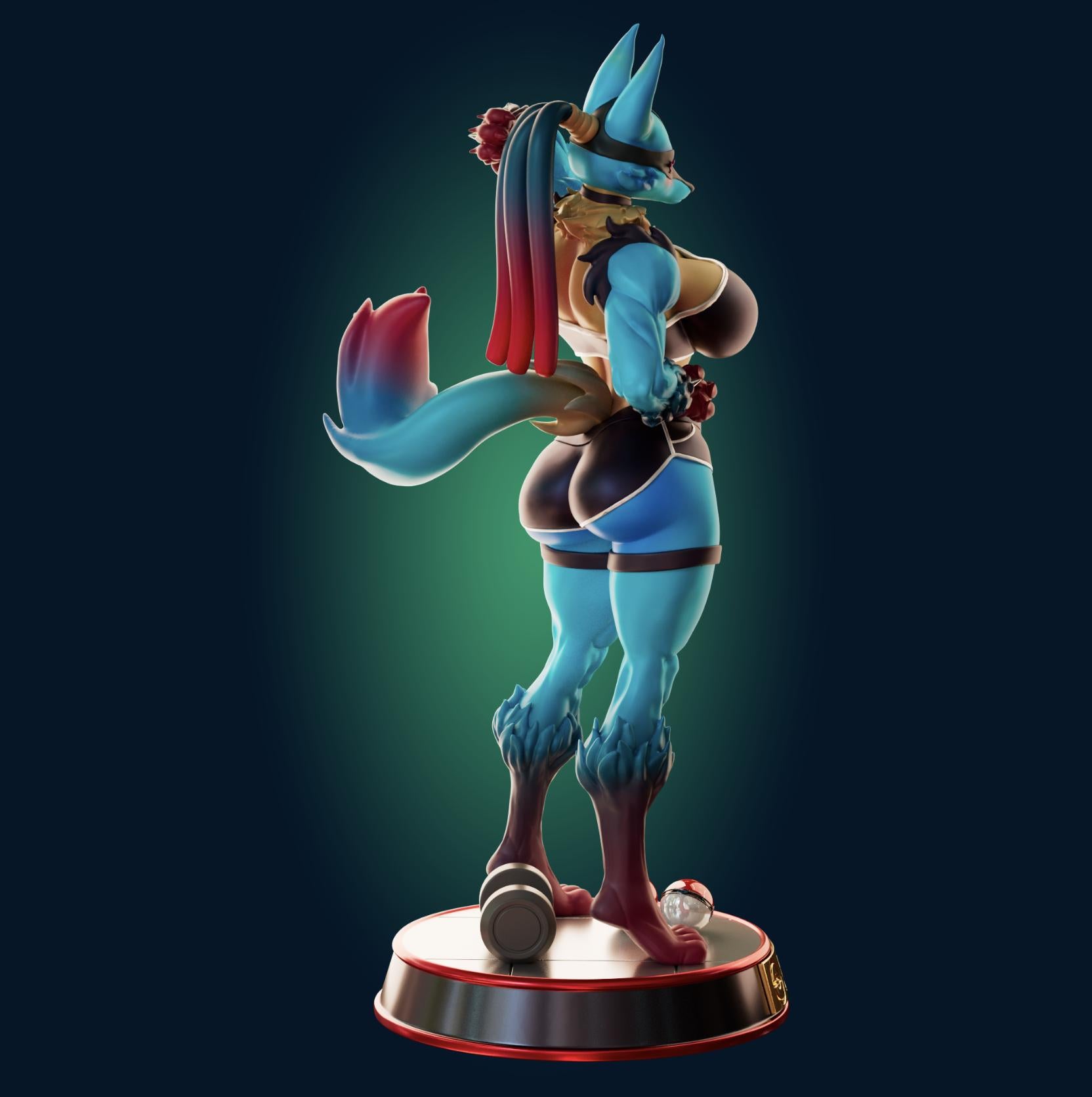 Wolf Girl Resin Model Kit - Designed by Officer Rhu