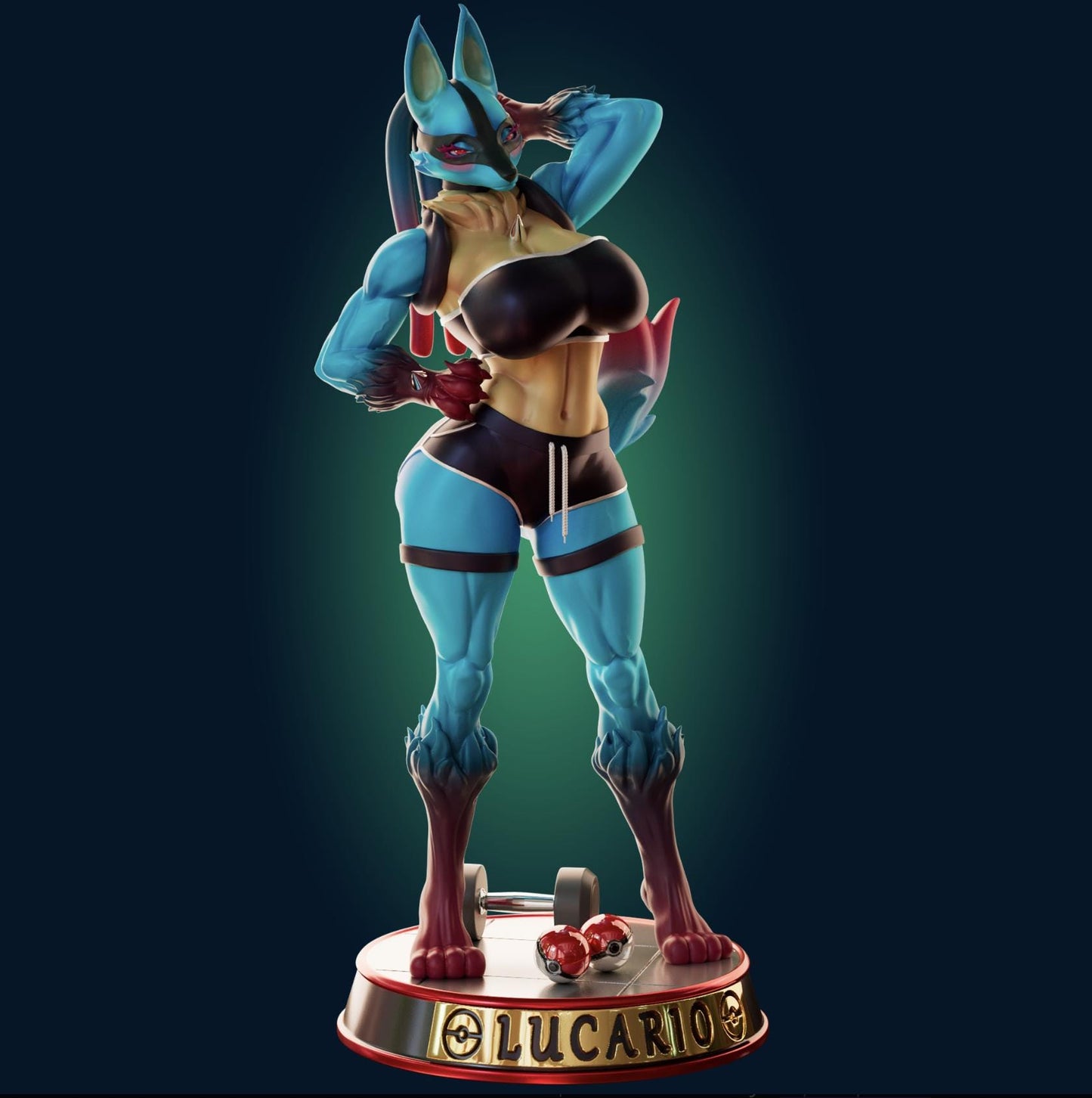 Wolf Girl Resin Model Kit - Designed by Officer Rhu