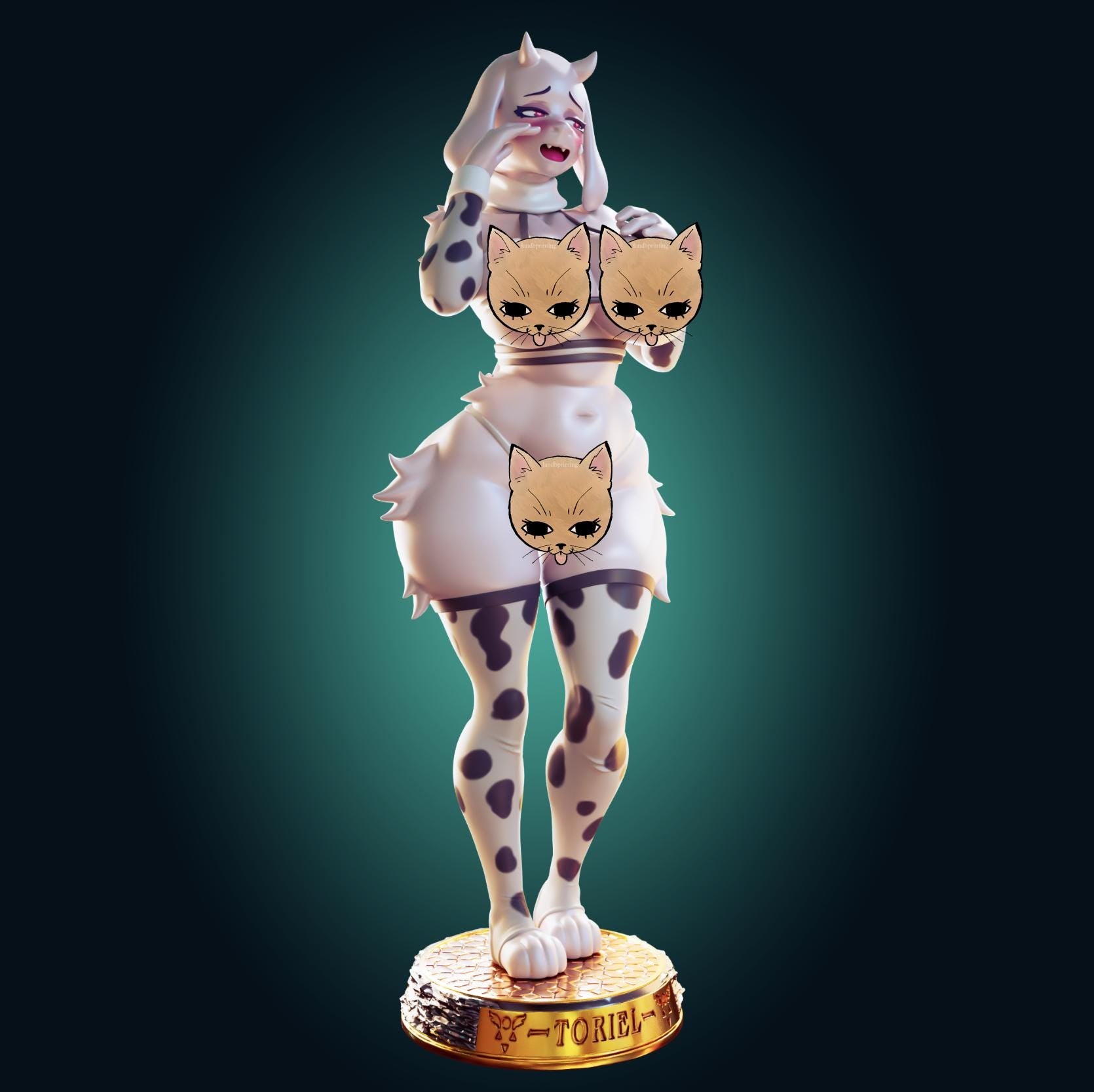 Goat Girl Resin Model Kit - Designed by Officer Rhu