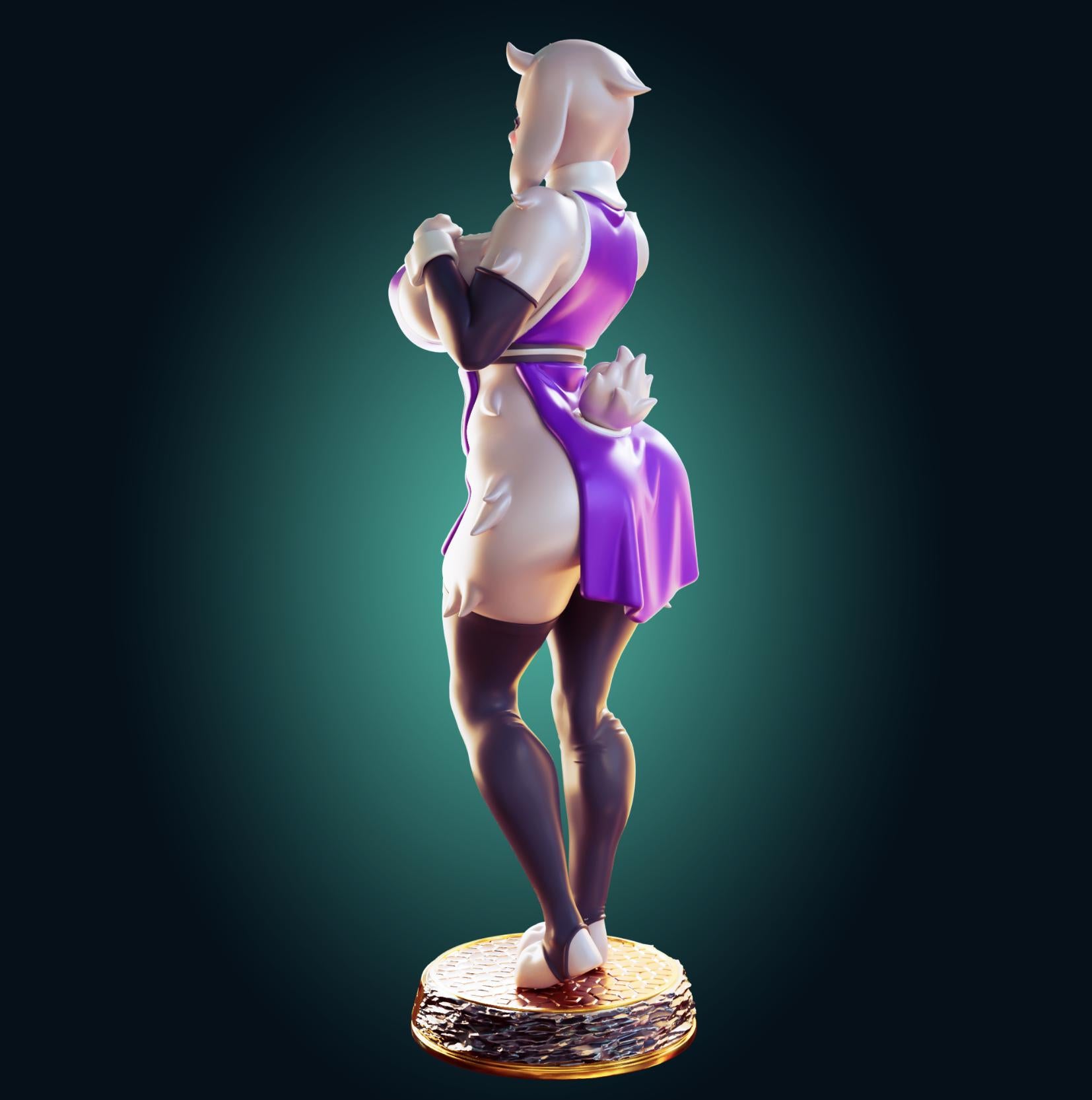 Goat Girl Resin Model Kit - Designed by Officer Rhu