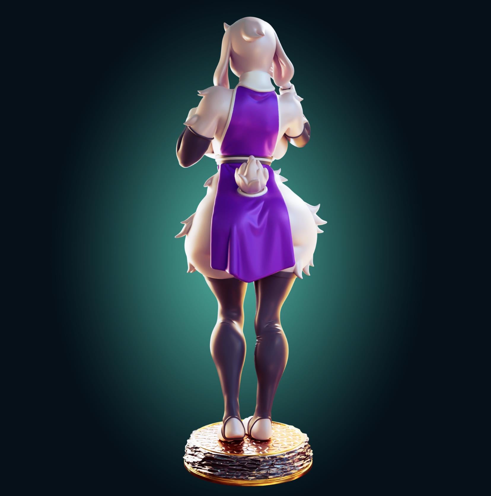 Goat Girl Resin Model Kit - Designed by Officer Rhu