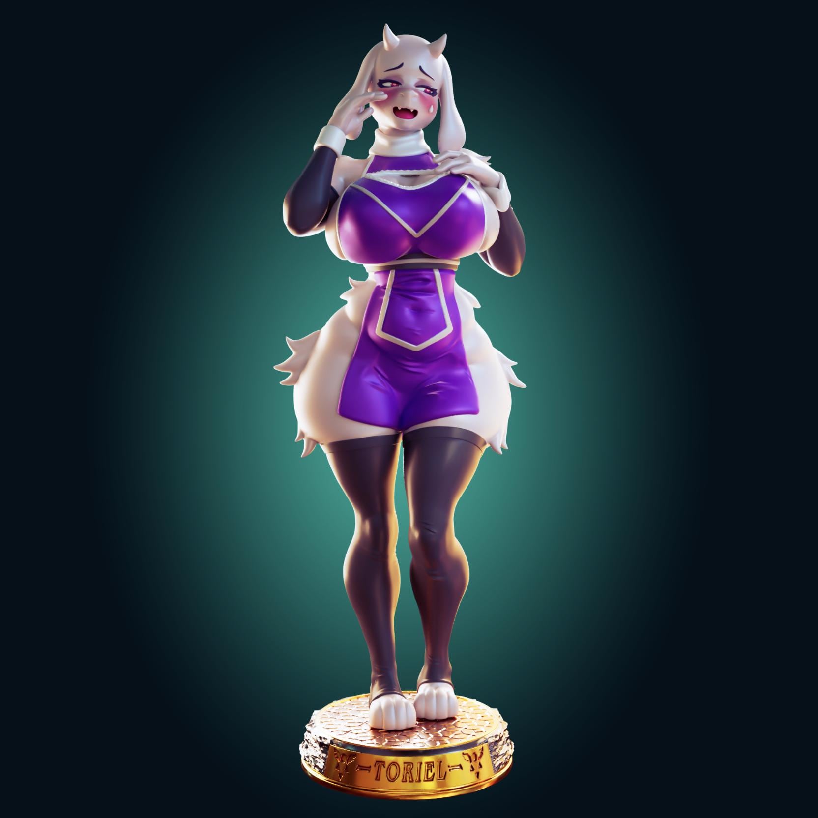 Goat Girl Resin Model Kit - Designed by Officer Rhu