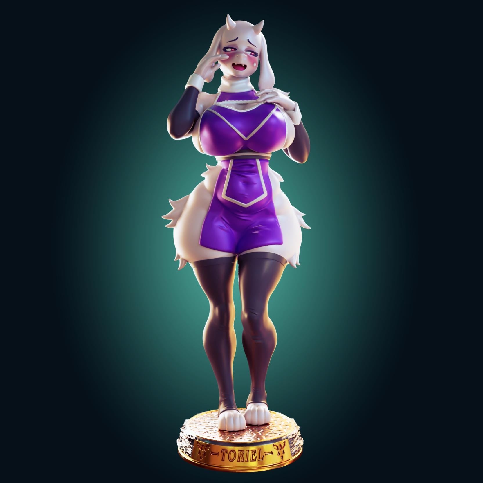 Goat Mom Model Kit | 3D Resin Print Figurine | Officer Rhu