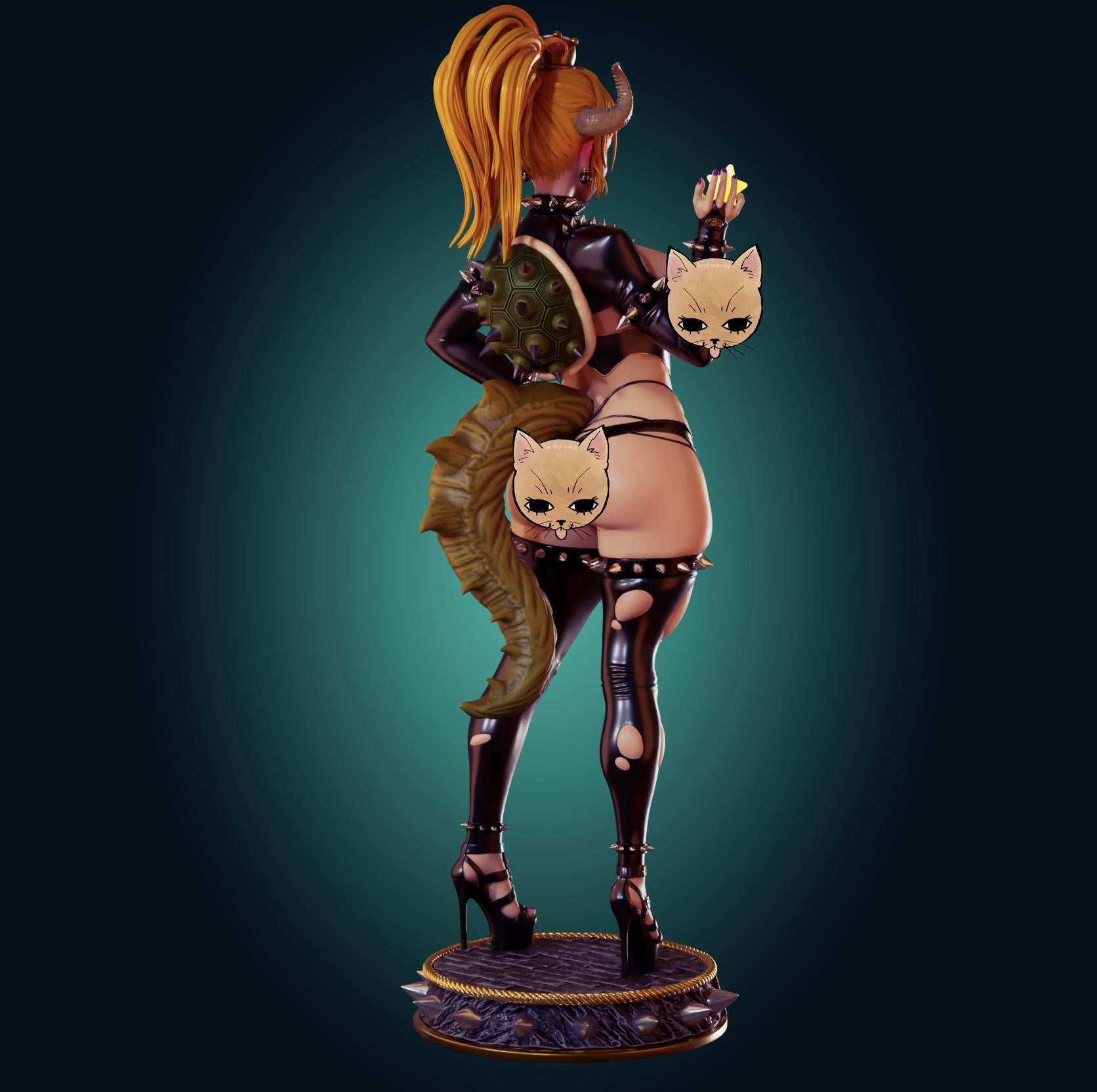 Bowsette Inspired Resin Model Kit - Designed by Officer Rhu