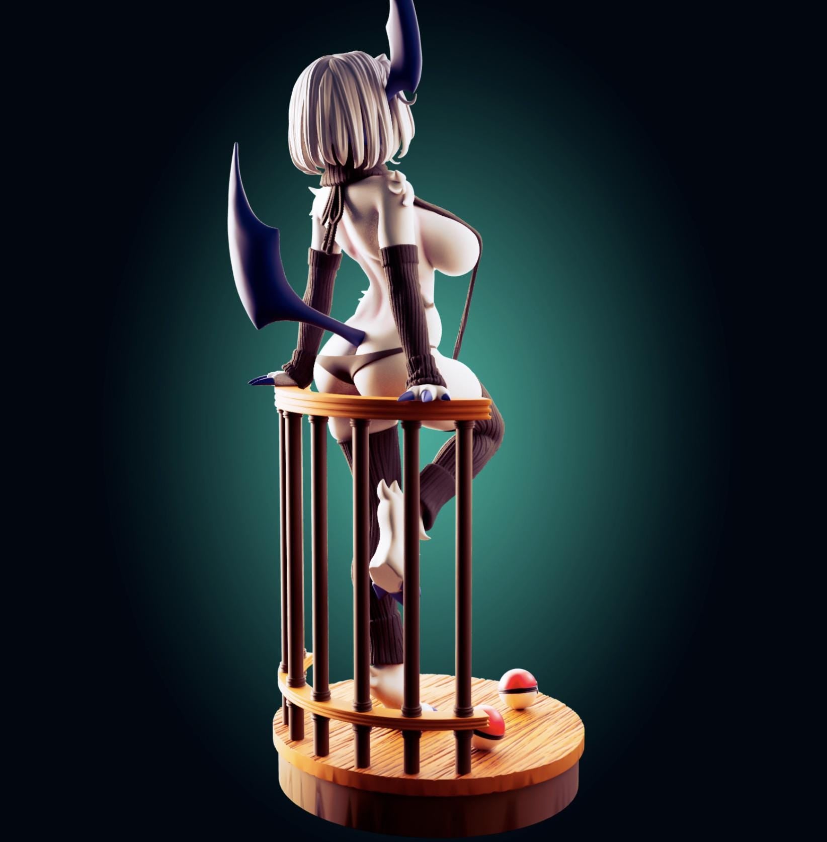Monster Girl Resin Model Kit - Designed by Officer Rhu
