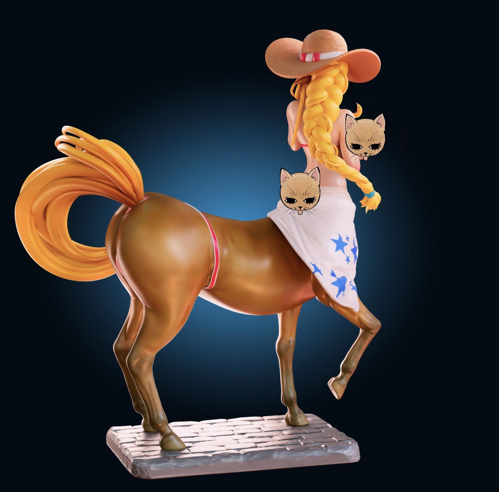Centaur Girl Resin Model Kit - Designed by Officer Rhu