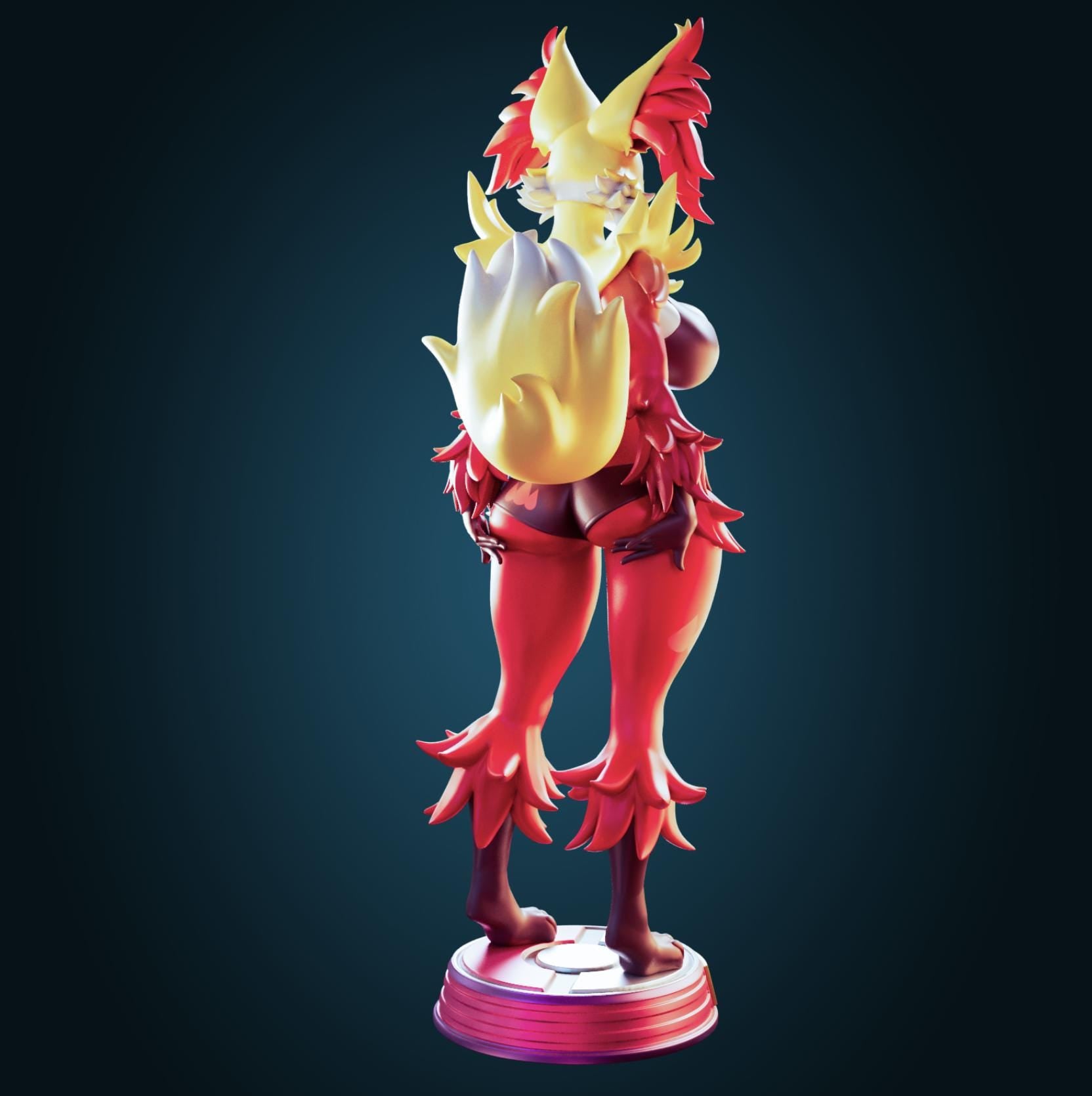 Fox Girl Resin Model Kit - Designed by Officer Rhu