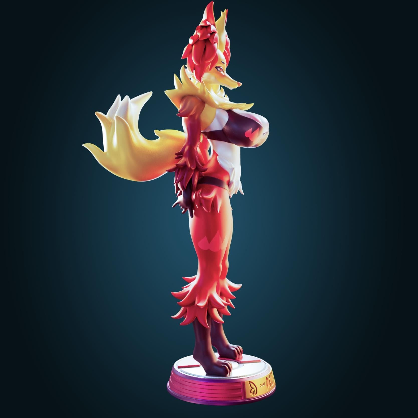 Fox Girl Resin Model Kit - Designed by Officer Rhu