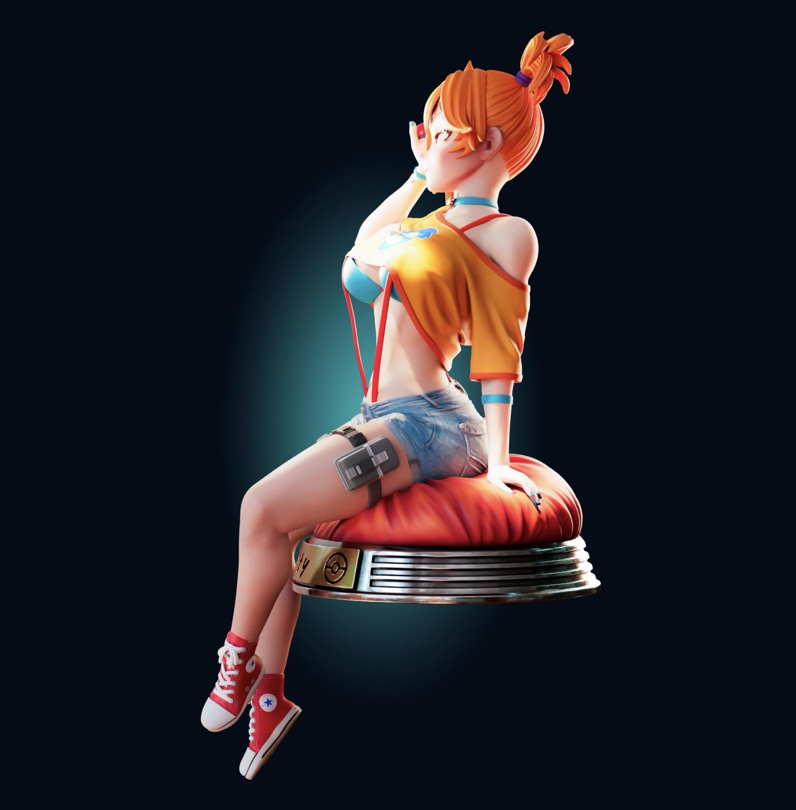 Gym Girl Resin Model Kit - Designed by Officer Rhu