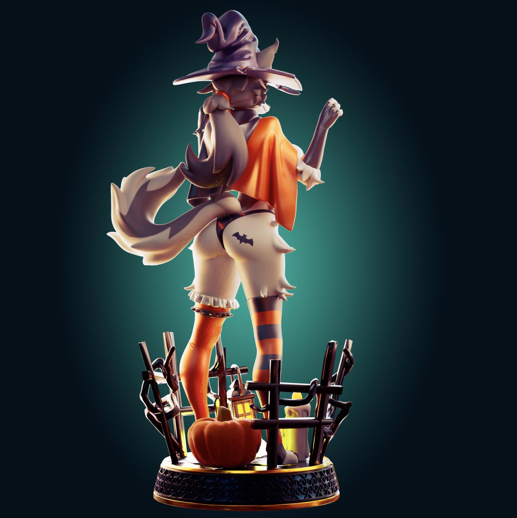 Wolf Girl Resin Model Kit - Designed by Officer Rhu