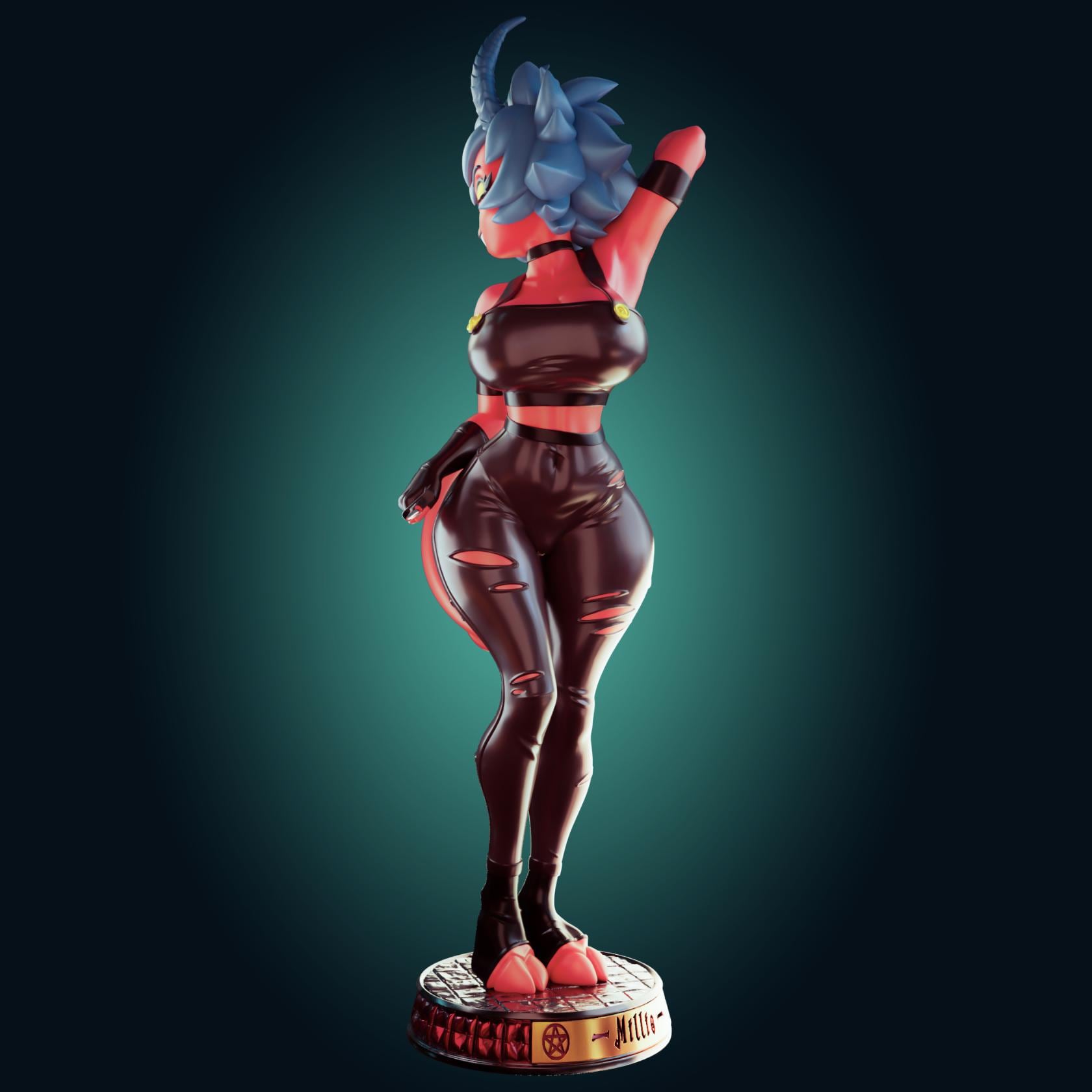 Millie Inspired Fanart Resin Model Kit - Designed by Officer Rhu