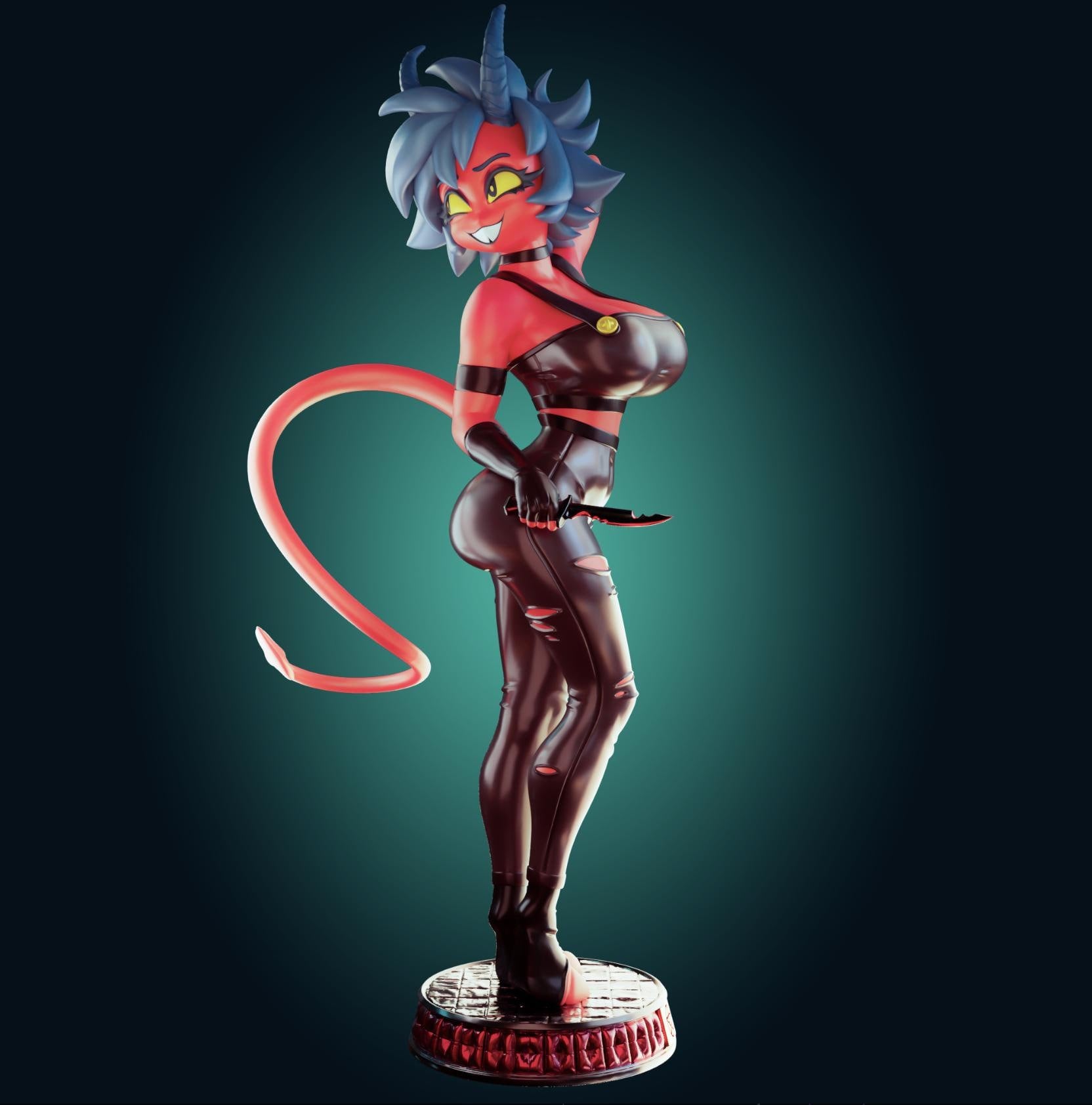 Millie Inspired Fanart Resin Model Kit - Designed by Officer Rhu