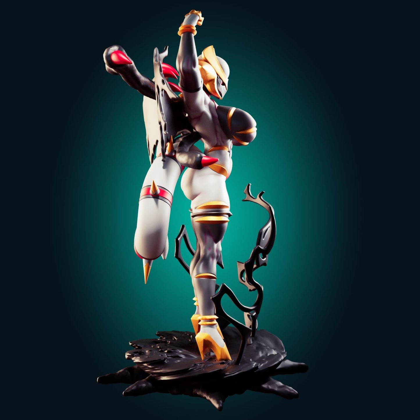 Ghost Dragon Girl Resin Model Kit Designed by Officer Rhu