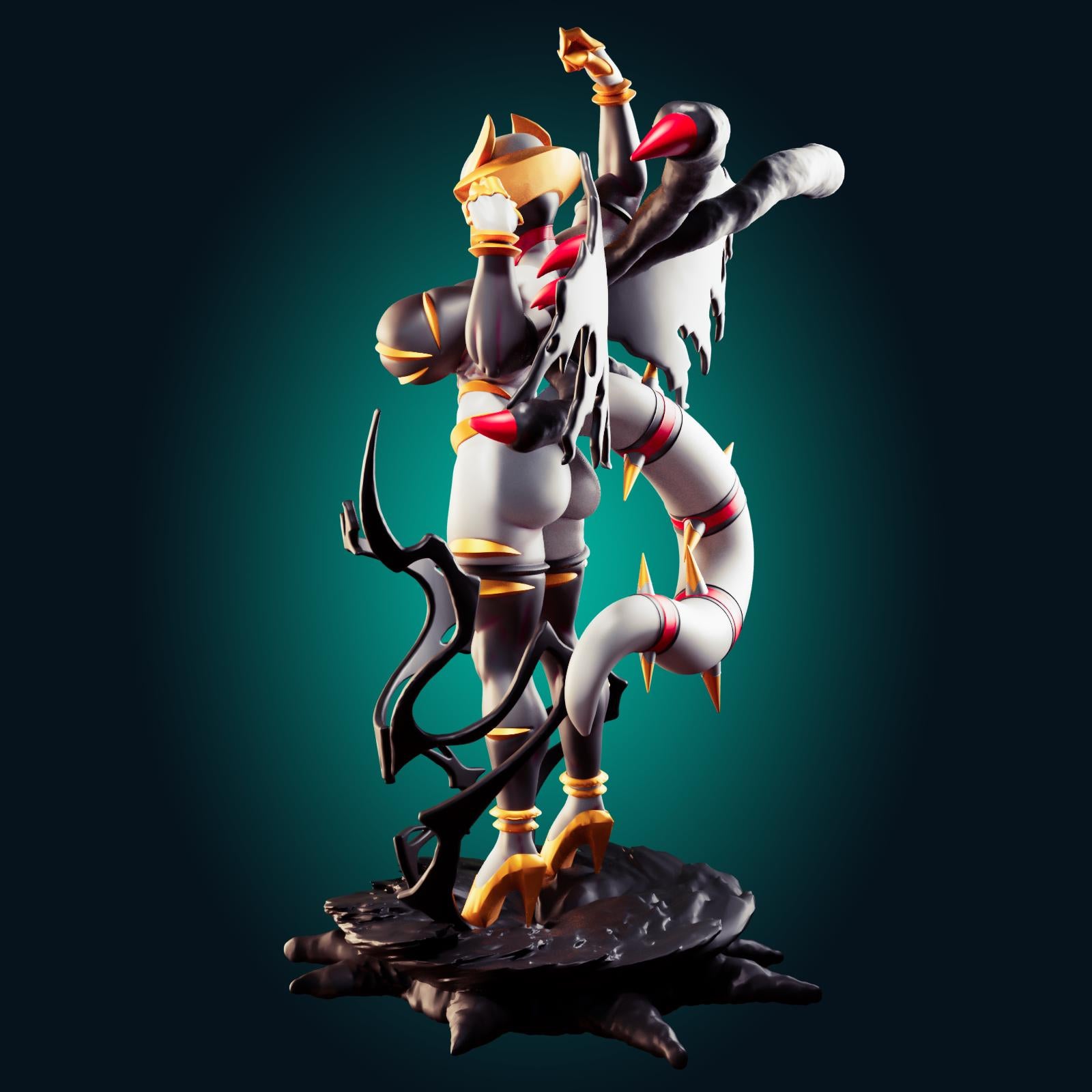 Ghost Dragon Girl Resin Model Kit Designed by Officer Rhu