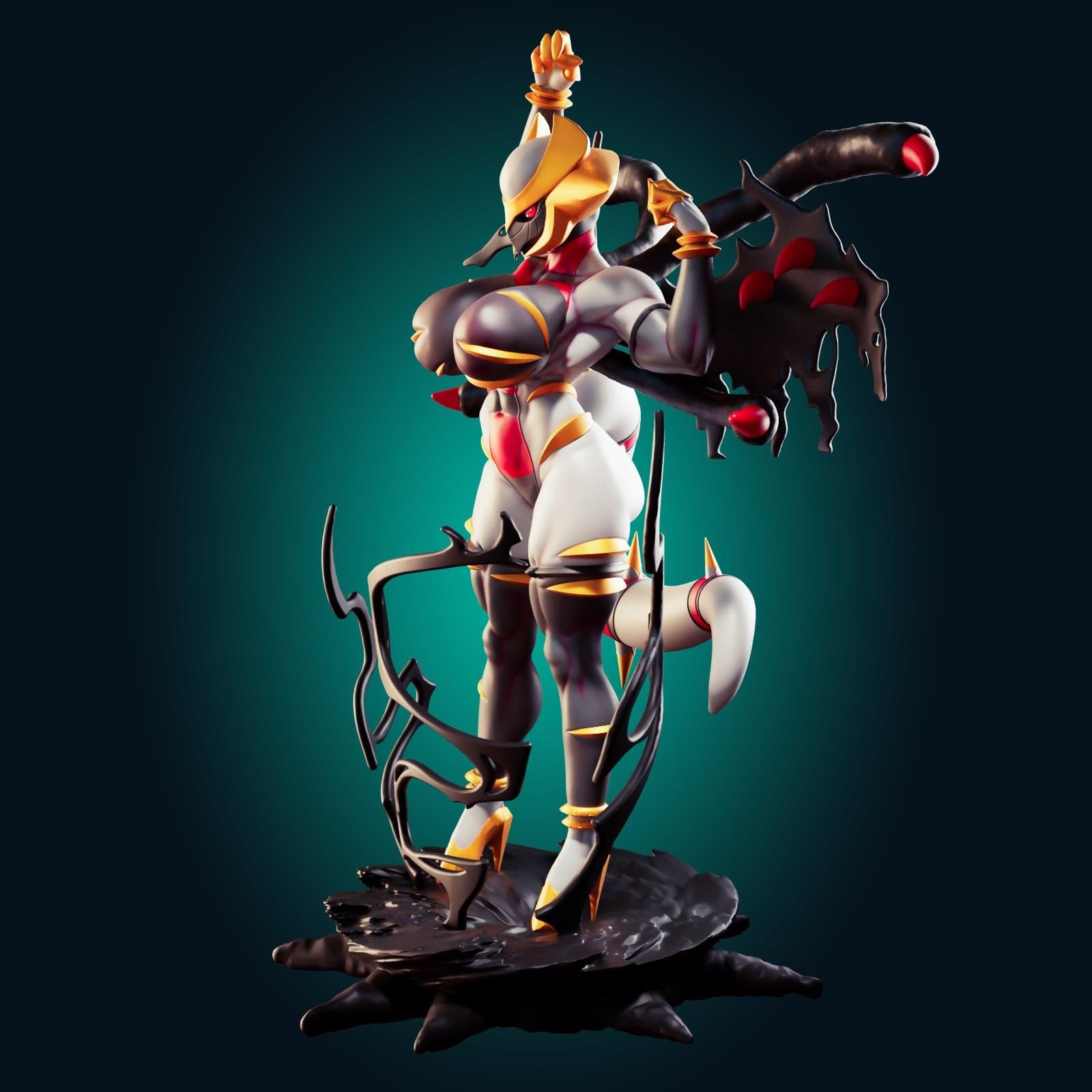 Ghost Dragon Girl Resin Model Kit Designed by Officer Rhu