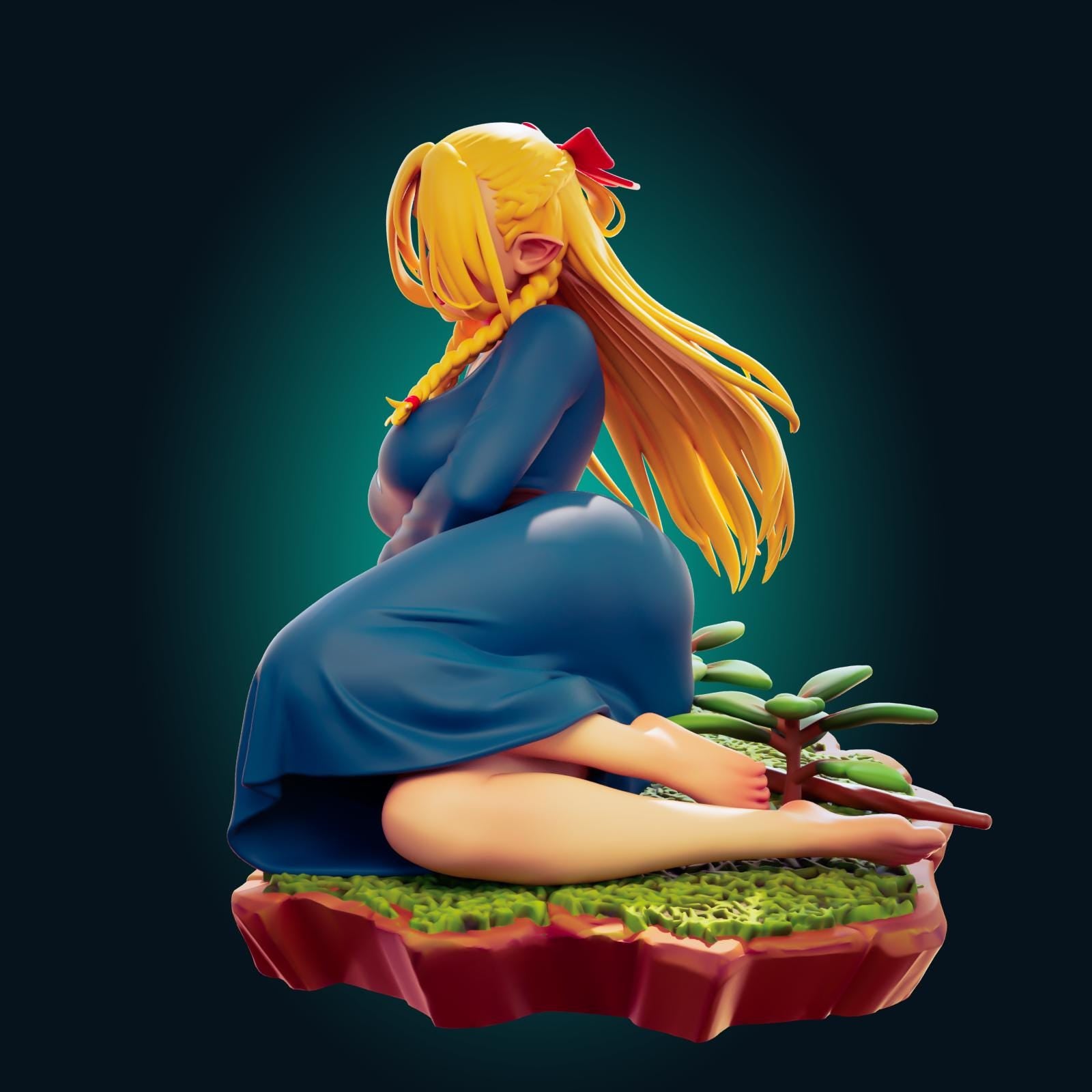Marcille Donato Dungeon Meshi Inspired Resin Model Kit - Designed by Officer Rhu