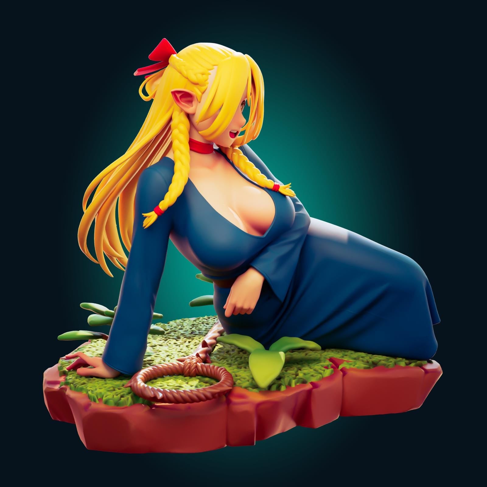 Marcille Donato Dungeon Meshi Inspired Resin Model Kit - Designed by Officer Rhu