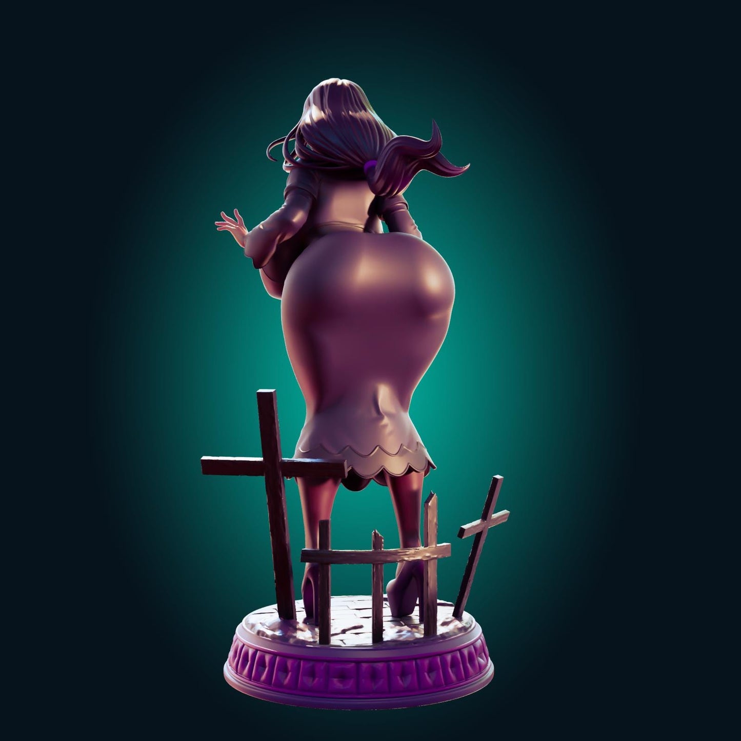 Witch Girl Resin Model Kit - Designed by Officer Rhu