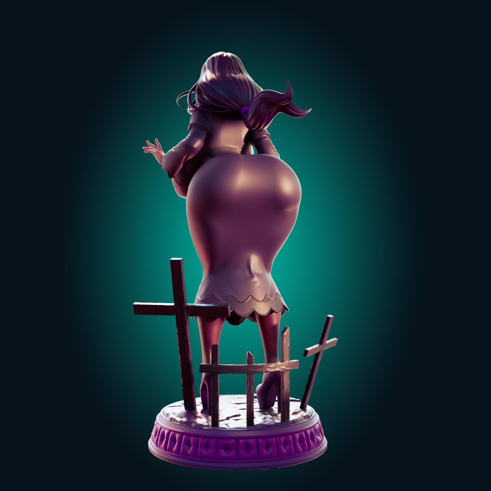 Witch Girl Resin Model Kit - Designed by Officer Rhu