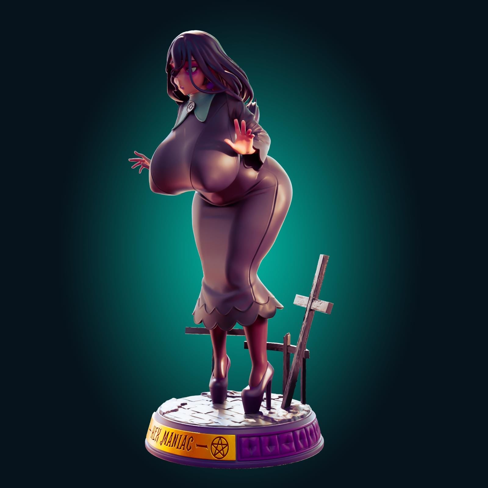 Witch Girl Resin Model Kit - Designed by Officer Rhu