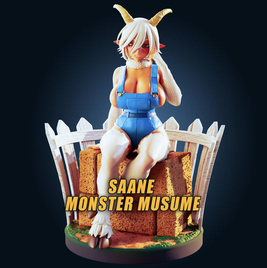 Saane Goat Girl Monster Musume Inspired Resin Model Kit - Designed by Officer Rhu