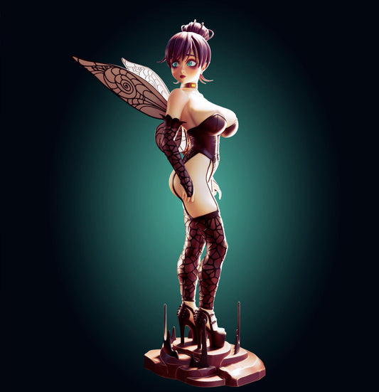 Goth Fairy Girl Resin Model Kit - Designed by Officer Rhu