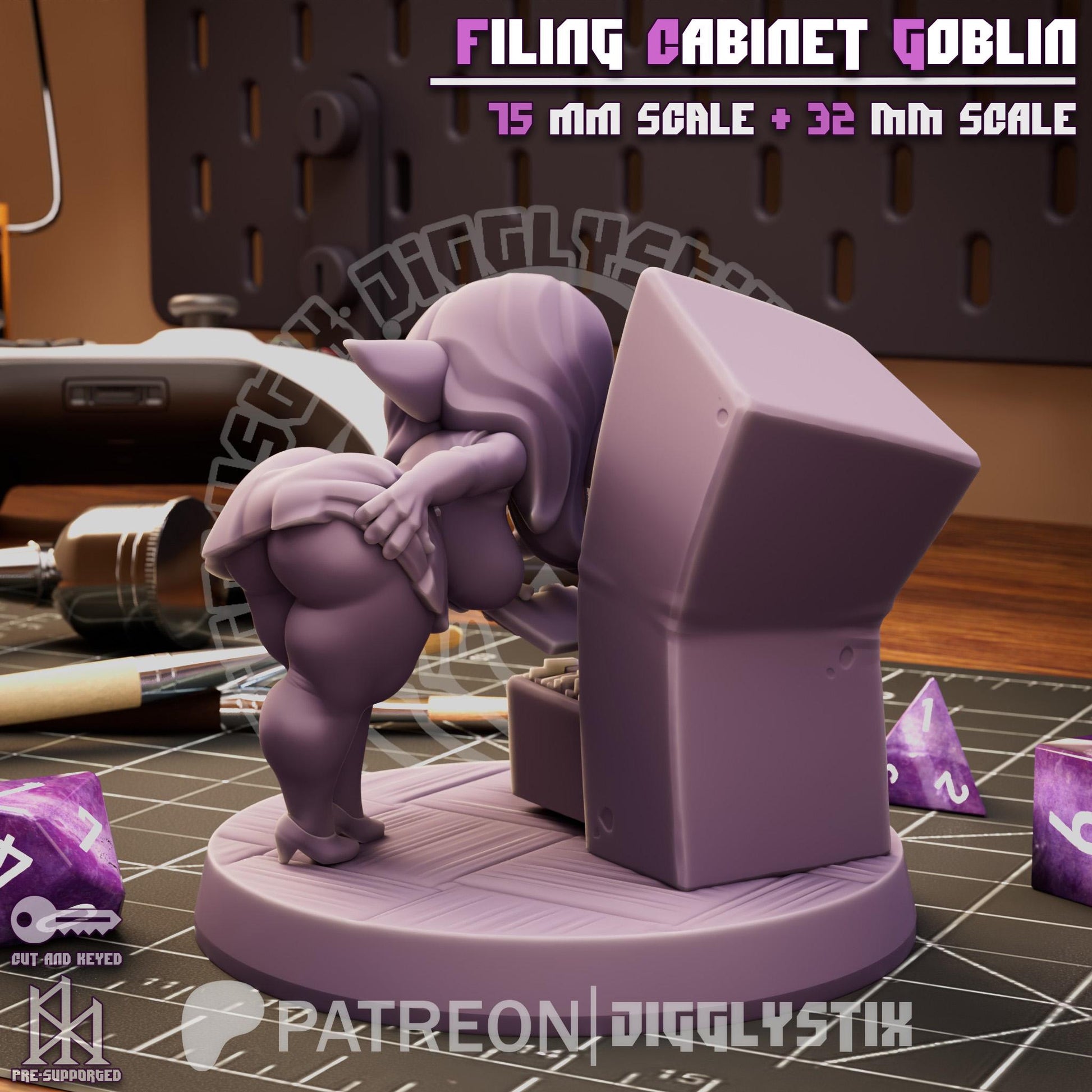 Filing Cabinet Goblin Mini - 32mm or 75mm - Jigglystix