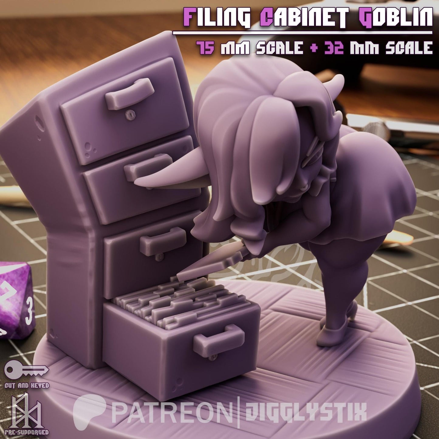 Filing Cabinet Goblin Mini - 32mm or 75mm - Jigglystix