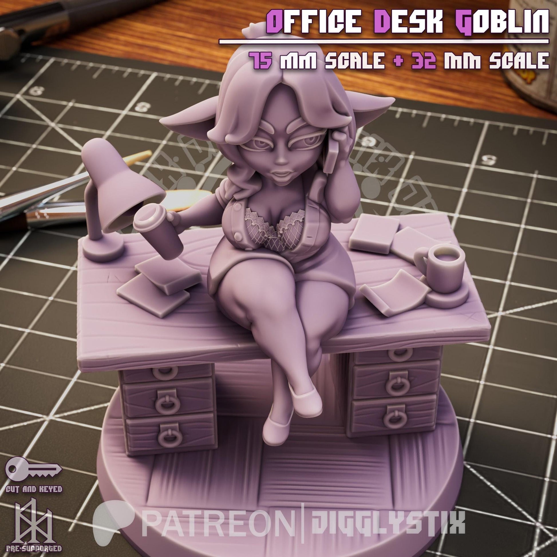 Desk Goblin Mini - 32mm or 75mm - Jigglystix