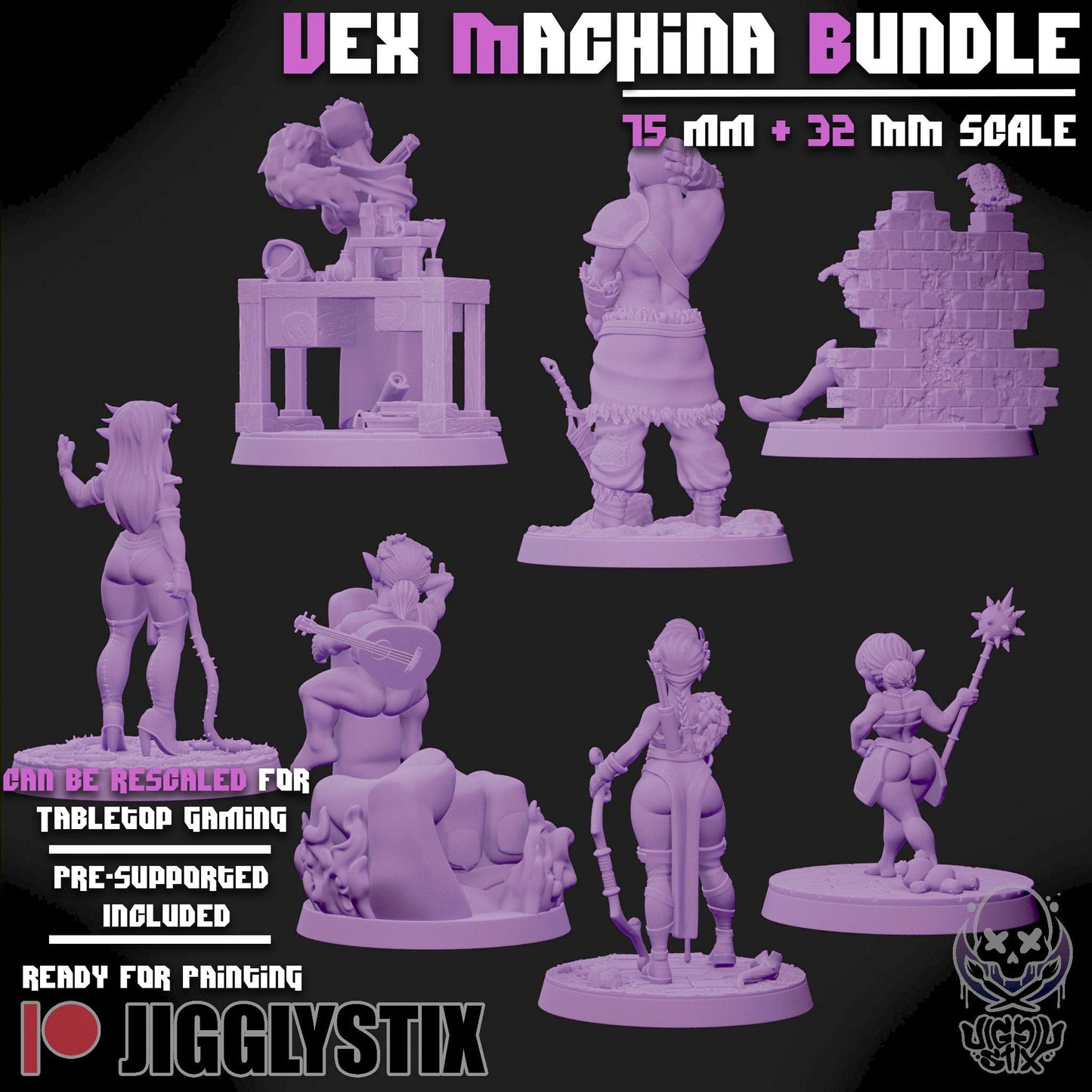 Vex Machina Mini Bundle - 32mm or 75mm - Jigglystix