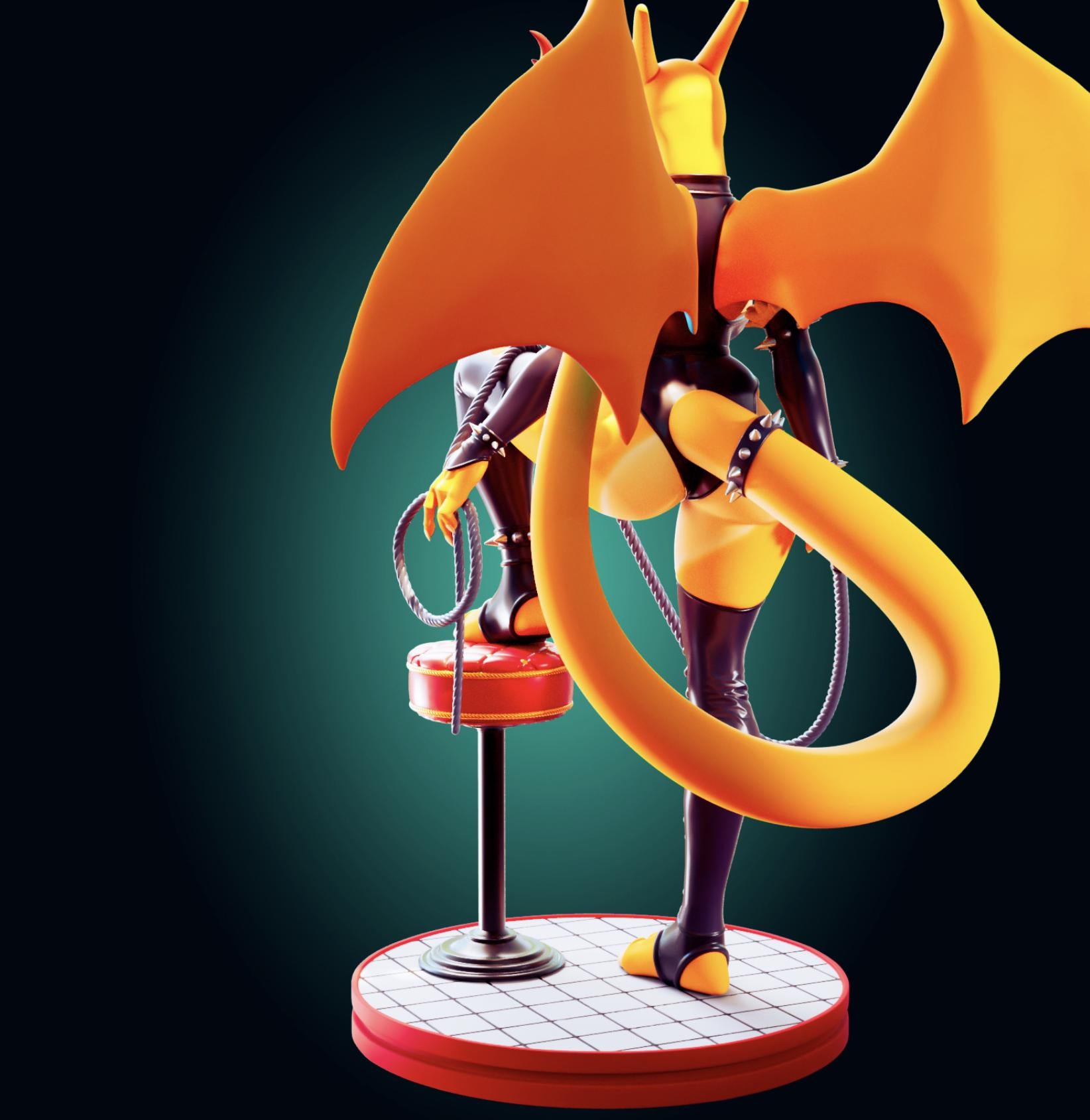 Dominatrix Dragon Model Kit - 200mm 1/6 Scale - Designed by Officer Rhu