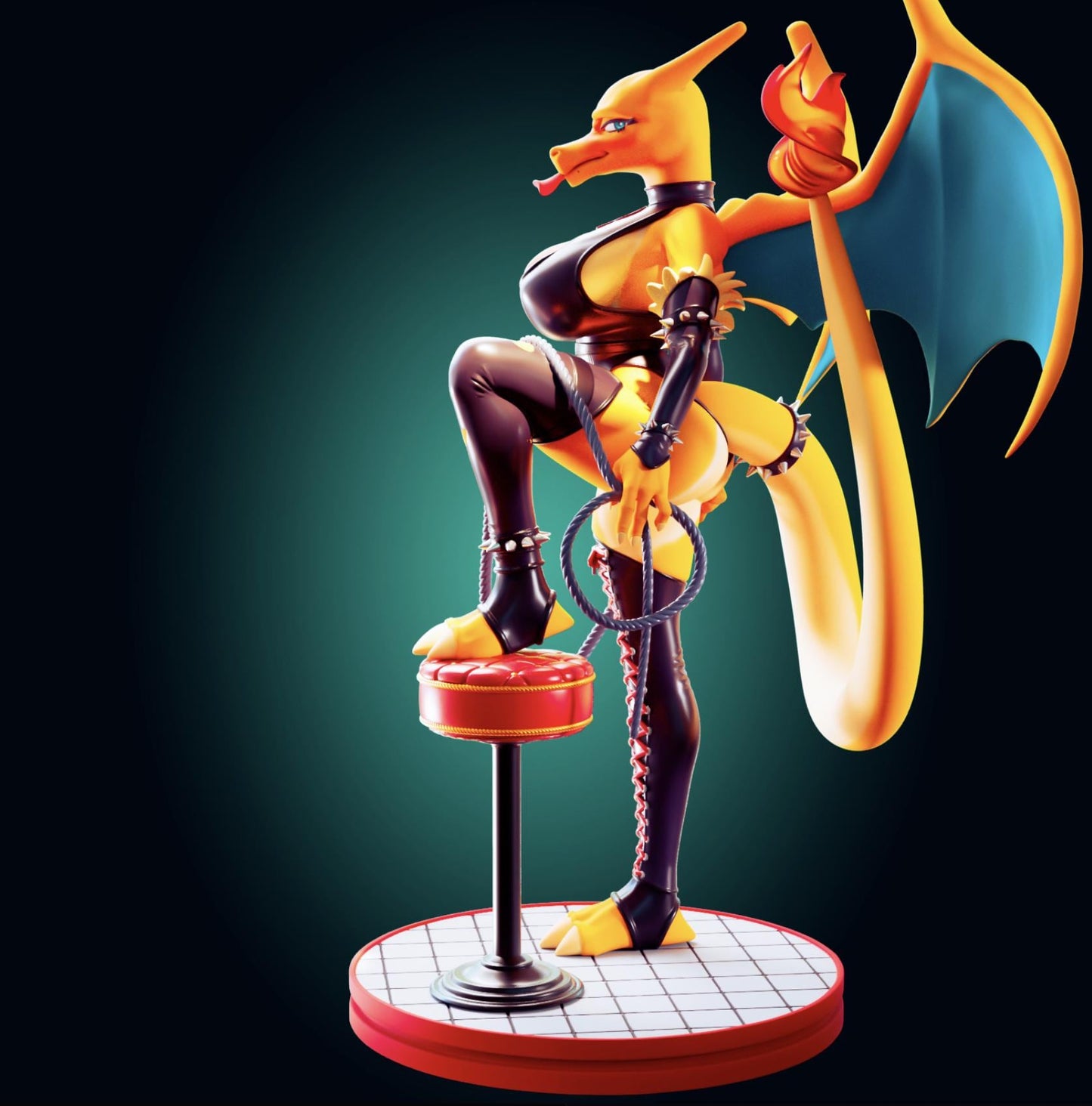 Dominatrix Dragon Model Kit - 200mm 1/6 Scale - Designed by Officer Rhu