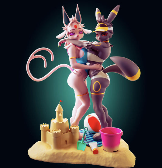 Fox Girls Model Kit - 140mm 1/6 Scale - Designed by Officer Rhu