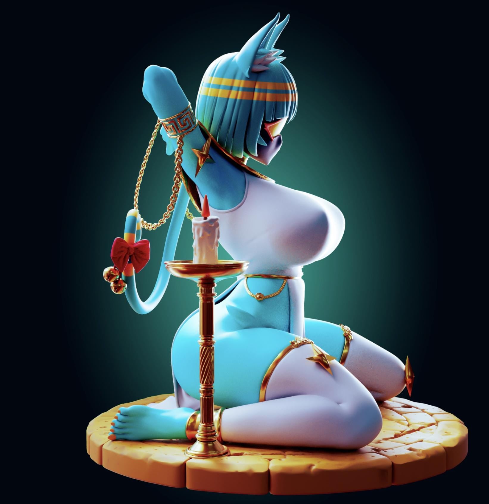 Nyanlathotep Cat Girl Inspired Model Kit - 150mm 1/6 Scale - Designed by Officer Rhu