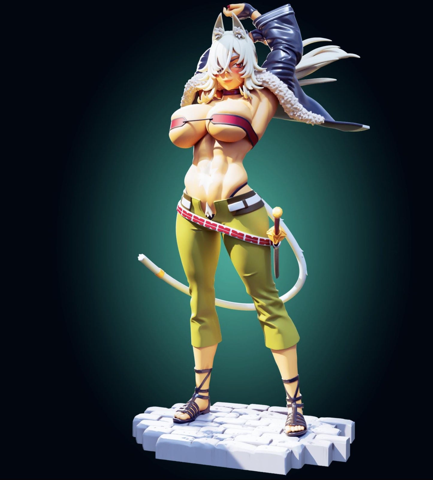 Ghislaine Tensei Inspired Model Kit | 3D Resin Print Figurine | Officer Rhu