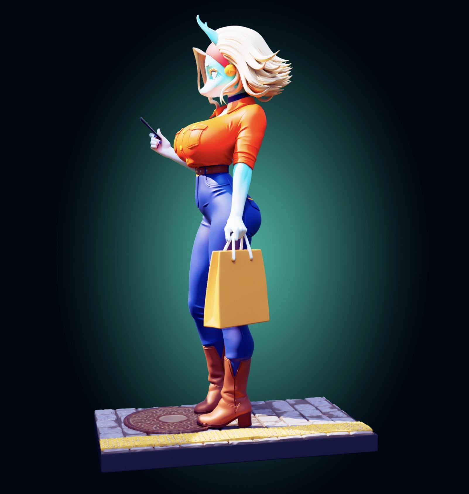 Ippan Josei Inspired Model Kit - 80mm 1/6 Scale - Designed by Officer Rhu