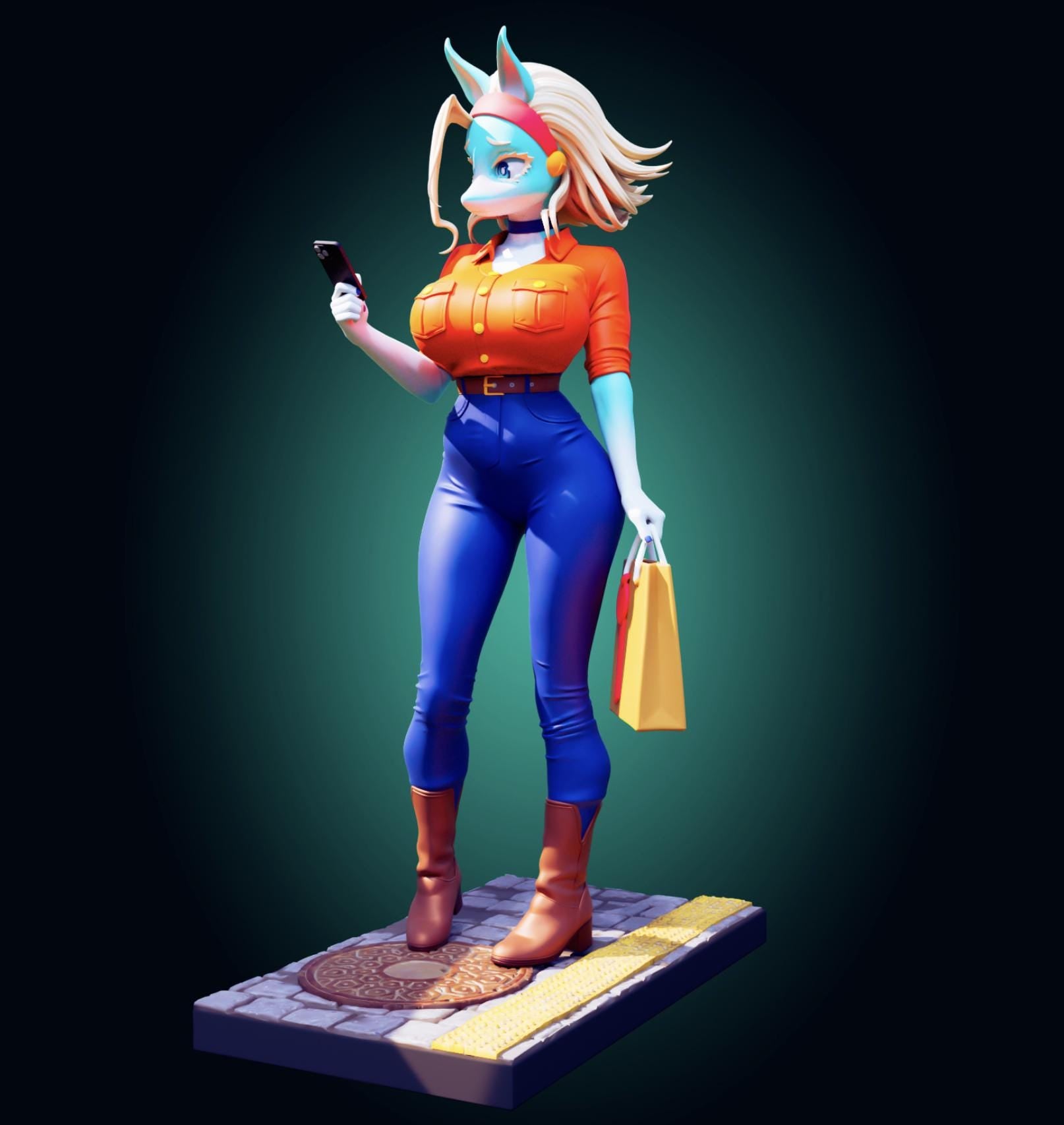 Ippan Josei Inspired Model Kit - 80mm 1/6 Scale - Designed by Officer Rhu