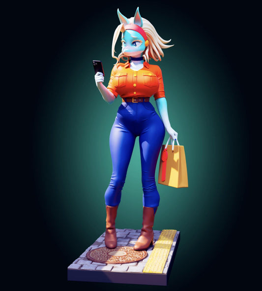 Ippan Josei Inspired Model Kit - 80mm 1/6 Scale - Designed by Officer Rhu