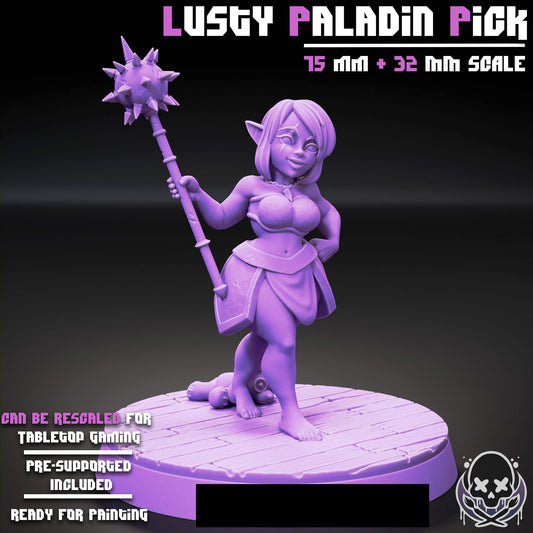 Lusty Paladin Pick Mini - 32mm or 75mm - Jigglystix