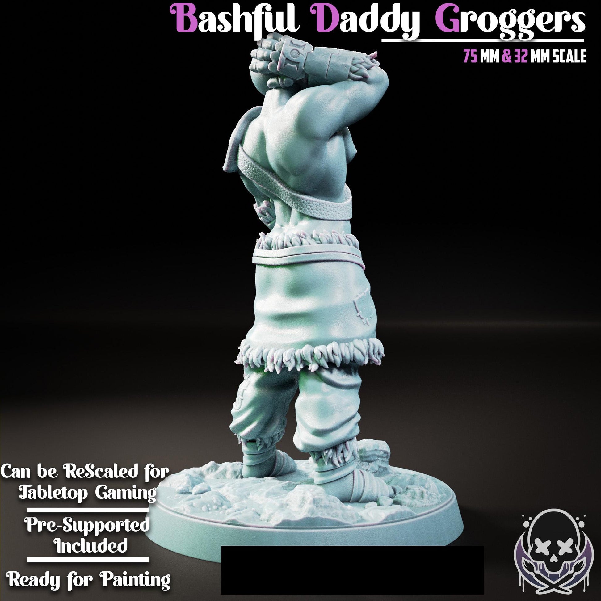 Bashful Daddy Groggers Mini - 32mm or 75mm - Jigglystix