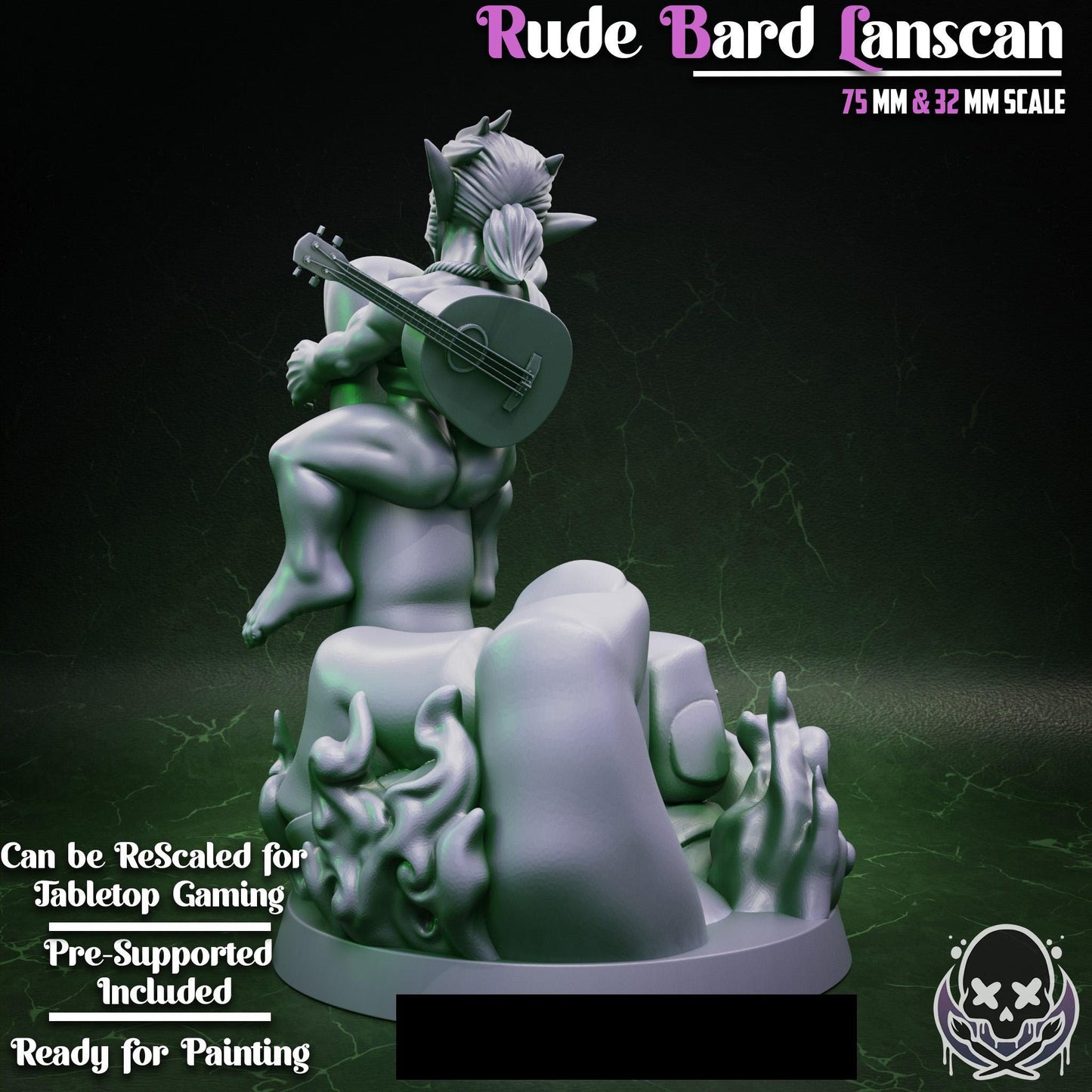 Rude Bard Lanscan Mini - 32mm or 75mm - Jigglystix