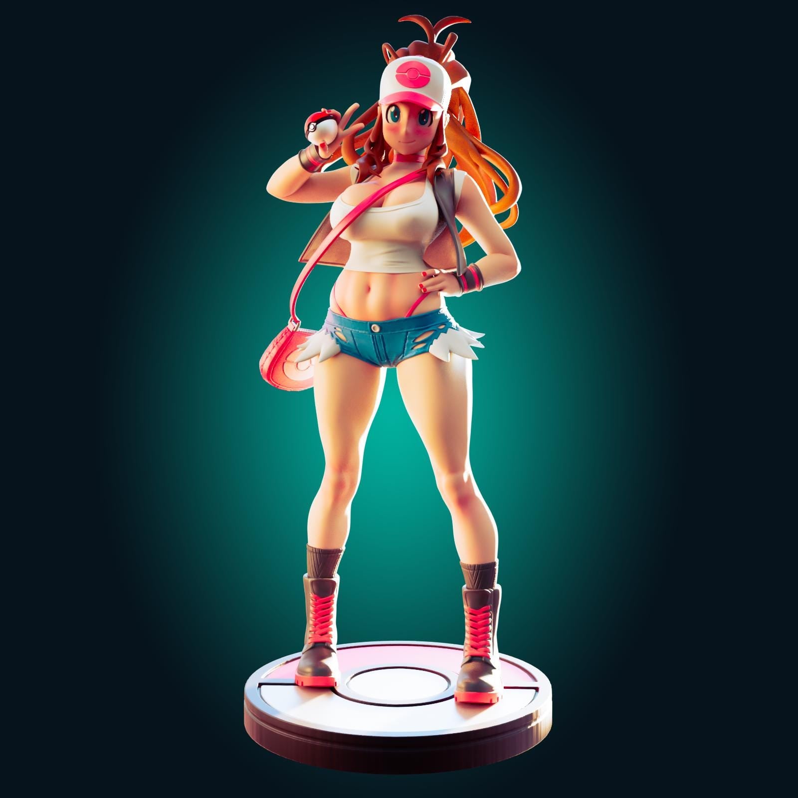 Gym Girl Resin Model Kit | 3D Resin Print Figurine | Officer Rhu