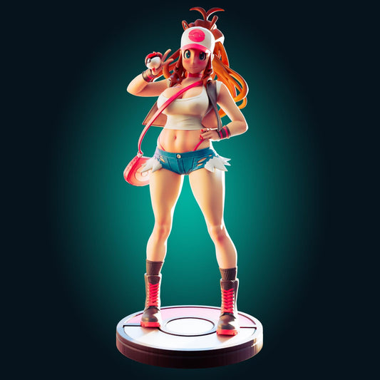 Gym Girl Resin Model Kit | 3D Resin Print Figurine | Officer Rhu
