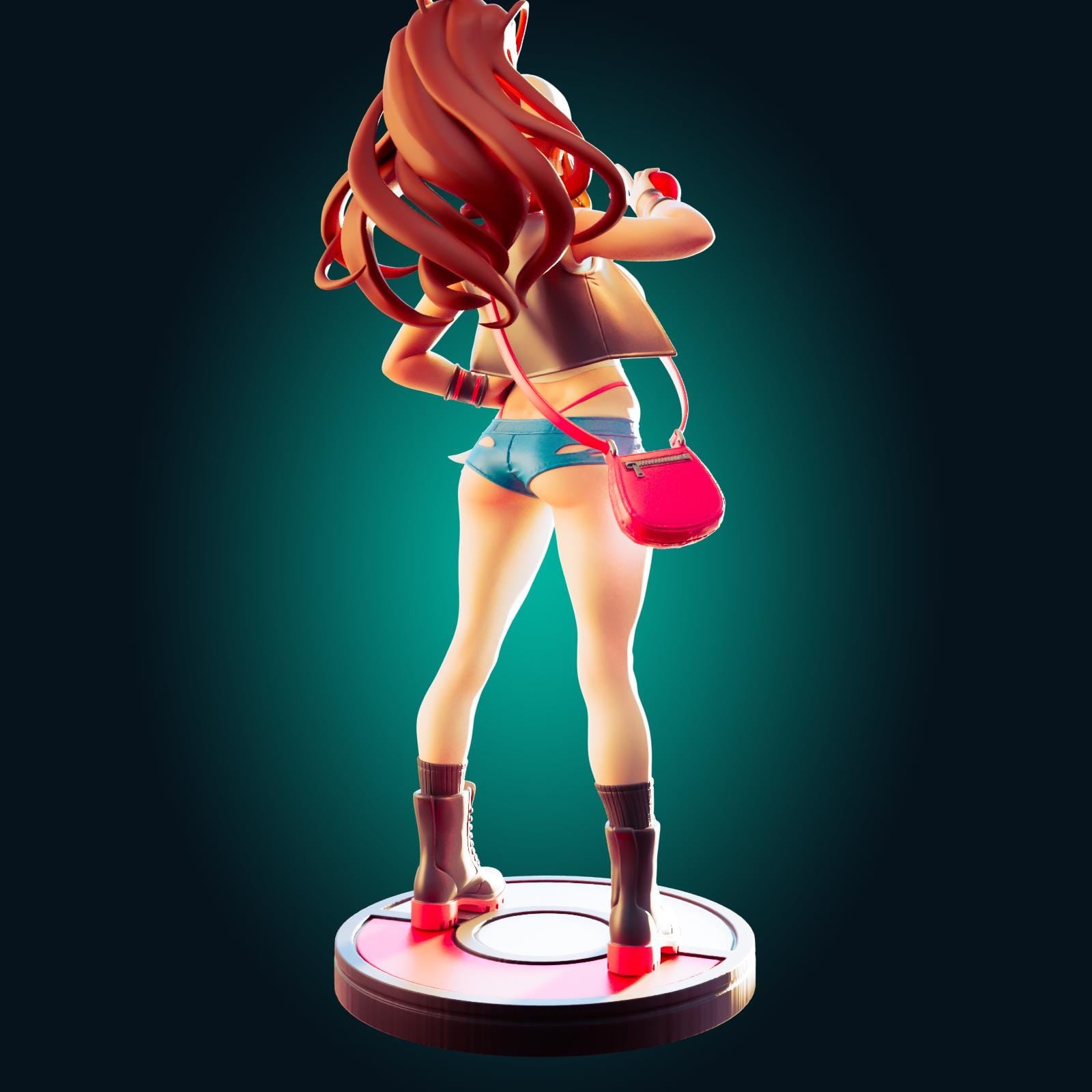 Gym Girl Resin Model Kit - Designed by Officer Rhu