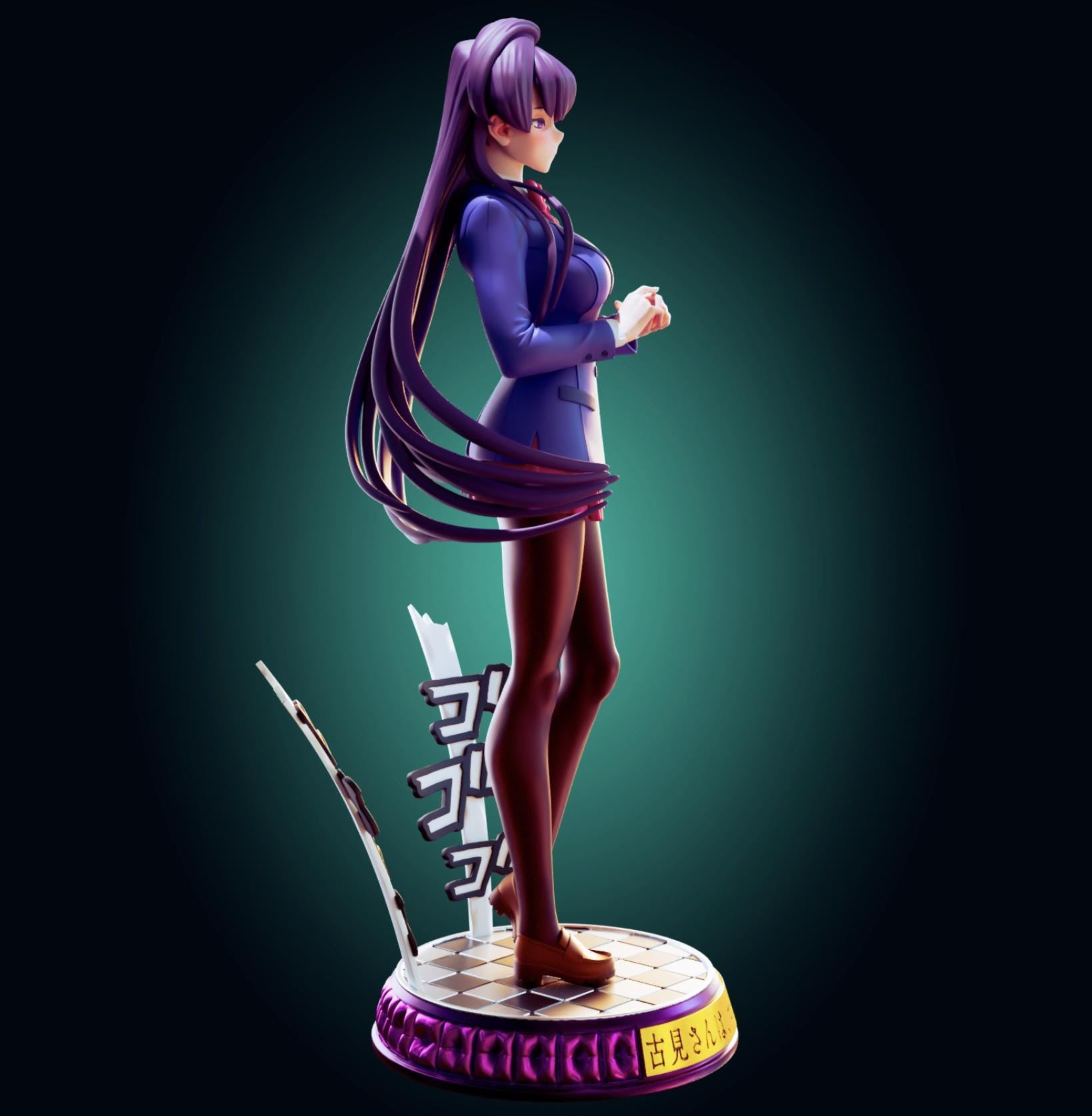Komi Can't Communicate Inspired Resin Model Kit - Designed by Officer Rhu