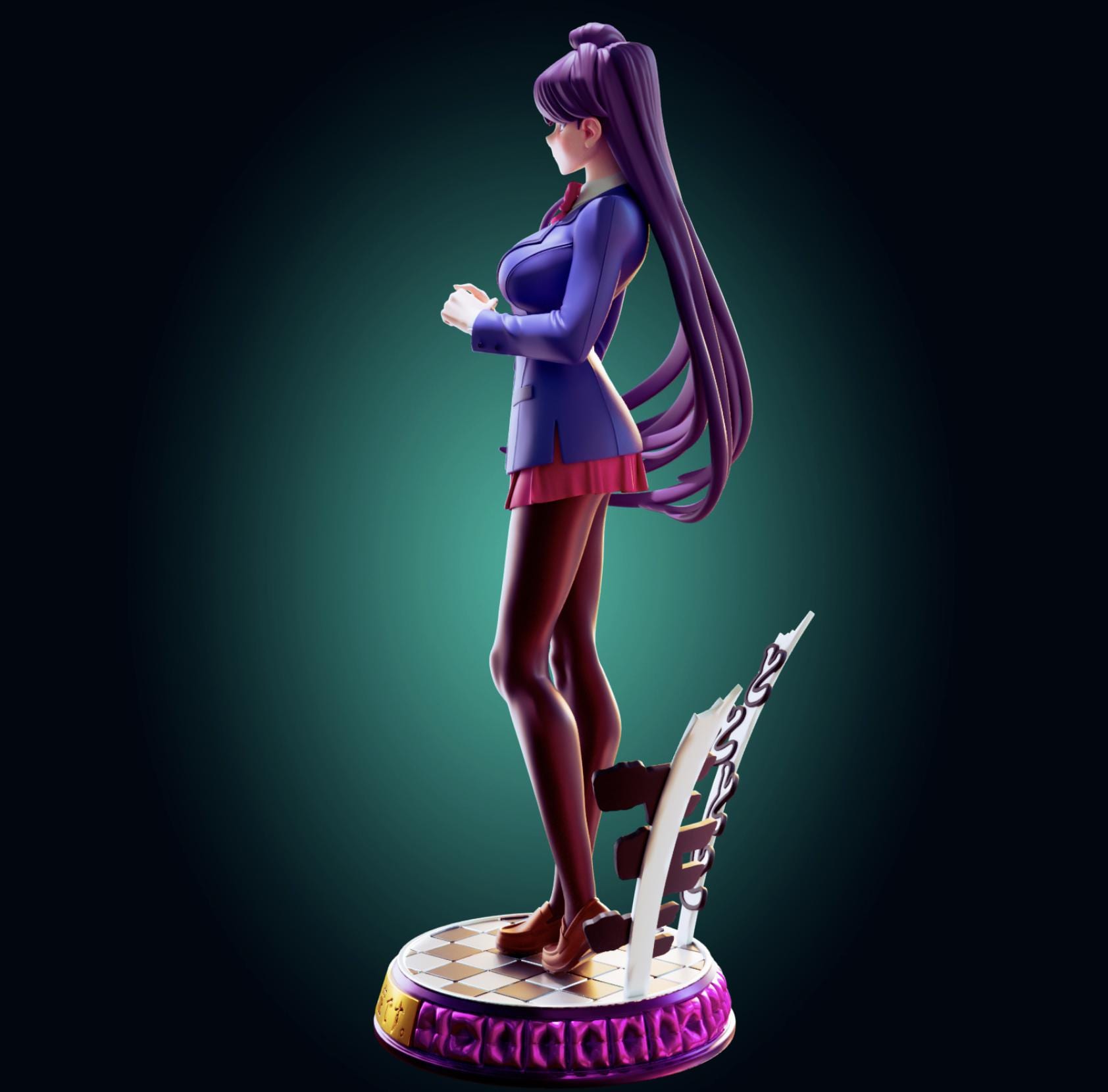 Komi Can't Communicate Inspired Resin Model Kit - Designed by Officer Rhu