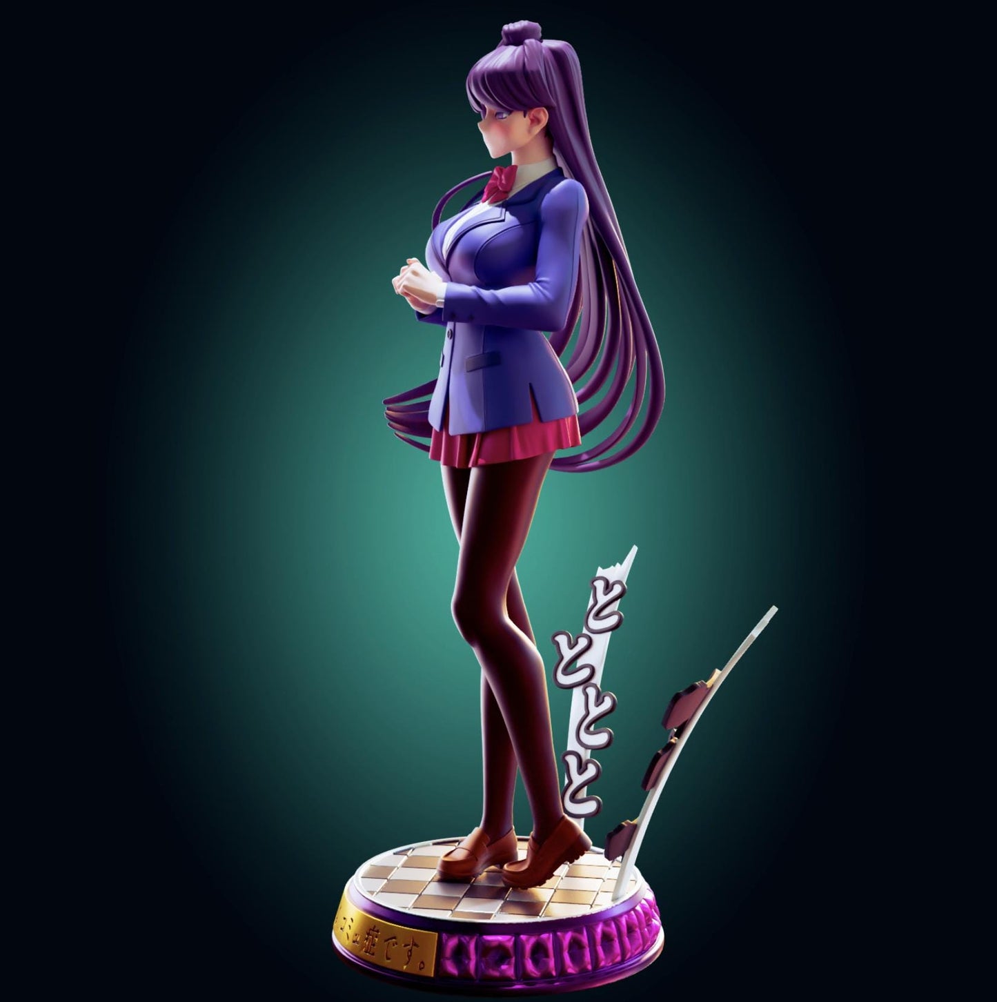 Komi Can't Communicate Inspired Resin Model Kit - Designed by Officer Rhu